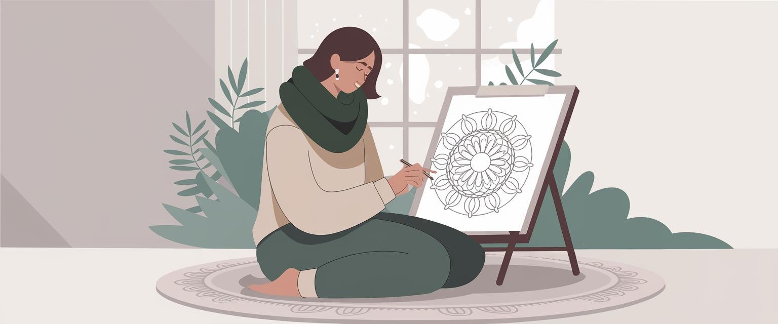 Mandala Art Therapy: Gentle Ritual to Calm Your Mind